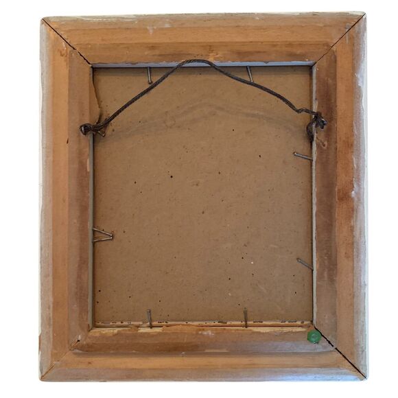 2 Vintage 1950s Framed Camellia Flower Lithographs 10.3" x 9.3" Pink+White+Green - Picture 5 of 7